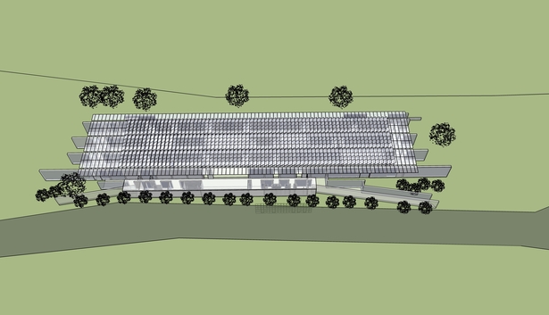Renzo Piano - Beyeler foundation (Autocad and SketchUp)