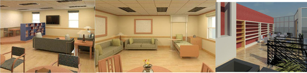 Revit: Broward General Hospice (Ft. Lauderdale, Fl.): Patient room