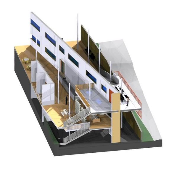 Sectional perspective rendering A