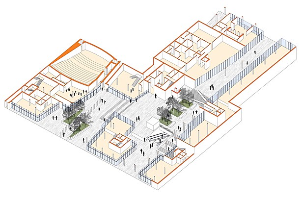 Public Plaza Axon