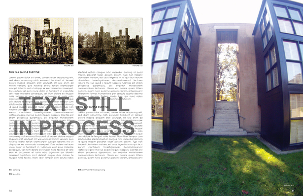 Thesis Spread (text still in process) Demonstrating Embodiment of the Lost Ruins through Proportion and Material 'Coding'