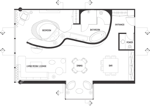 fist floor plan (AutoCAD)