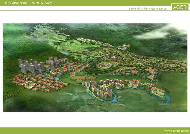Birds Eye perspective of master plan
