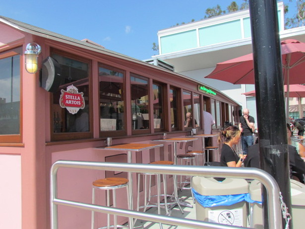 Outdoor patio seating