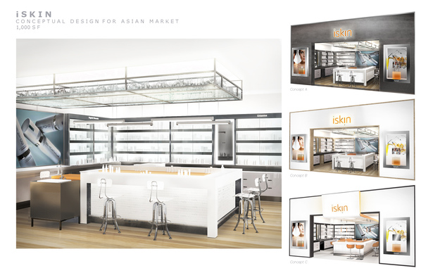 Store Concept for Multi- Skincare Store 