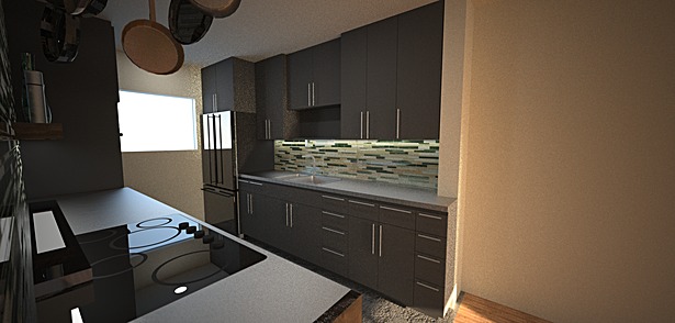 Kitchen proposal render - View 2