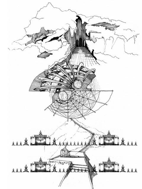 Conceptual Drawing[108 caves]