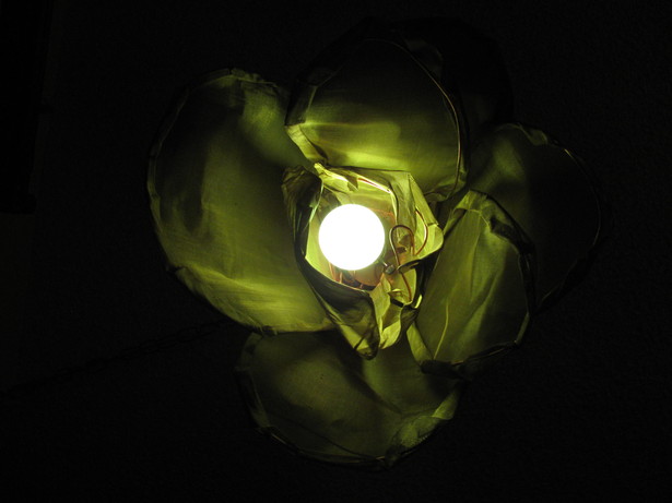 Green ceramic bulb, up view