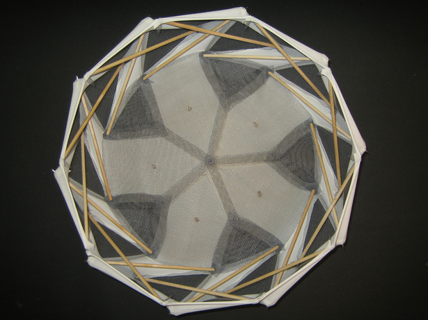 Tensegrity dome - prototype