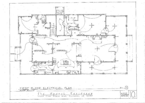 First Floor Electrical Plan