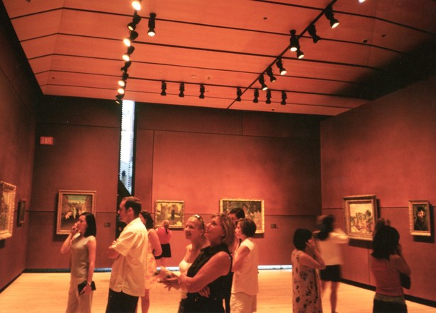 interior view of gallery cell
