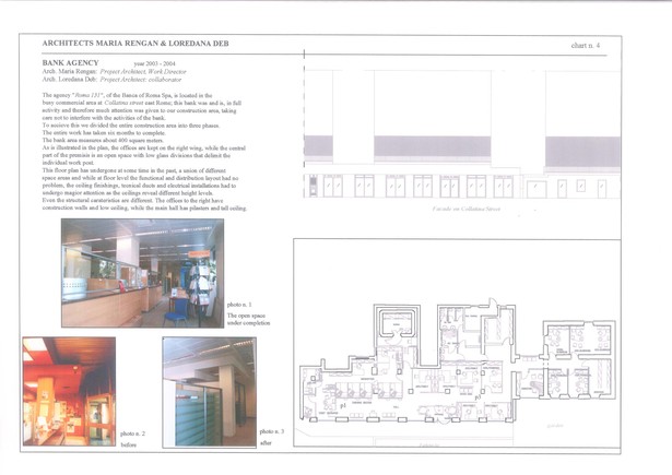 Renovation of Bank of Rome, Rome, It