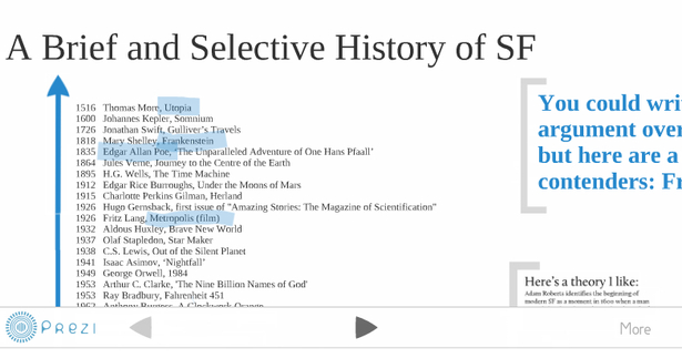Screenshot from Prezi