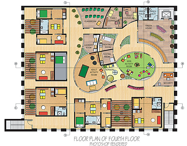 Fourth Floor (Housing for Families) 