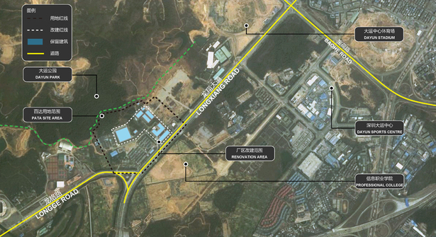 The Culture Park locates to the south-west of the Universiade compounds. 