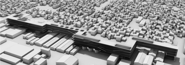 stacked kampung / along factory labor zone solution