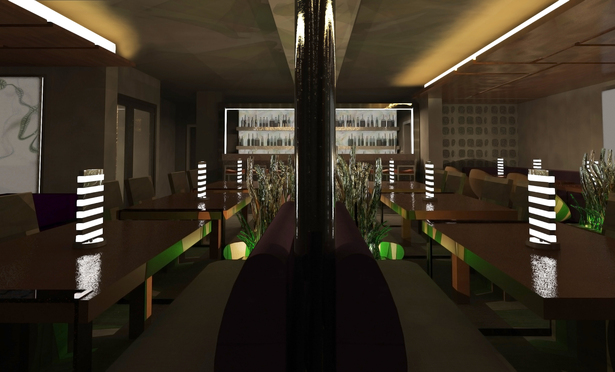 View of the cellar floor bar. 