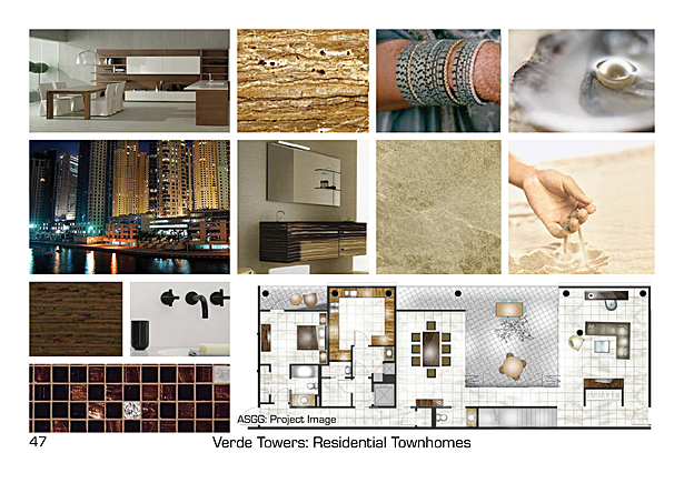 Concept and Design for Townhomes.