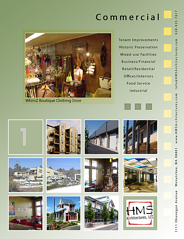 Commercial portfolio page