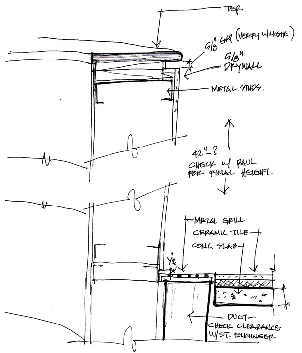 Ledge detail