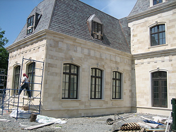 Outside garage facade