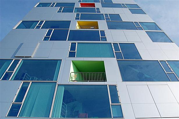 V House facade