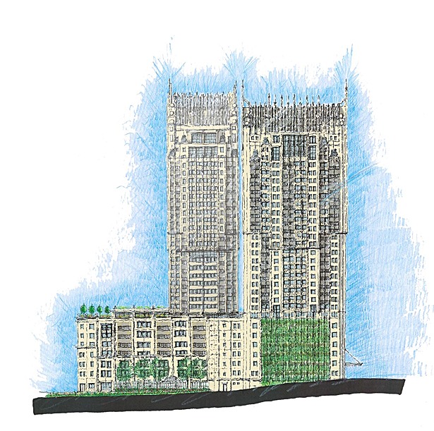 Early conceptual sketches.