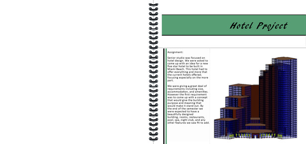 page 1 of Hotel Project Exterior 