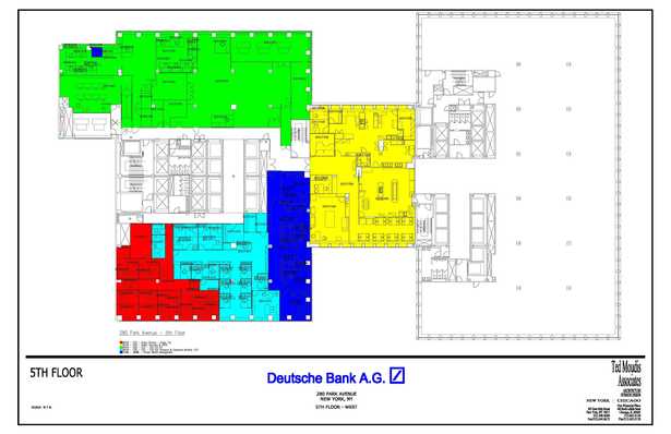 280 Park Ave-5th floor Departmental Plan