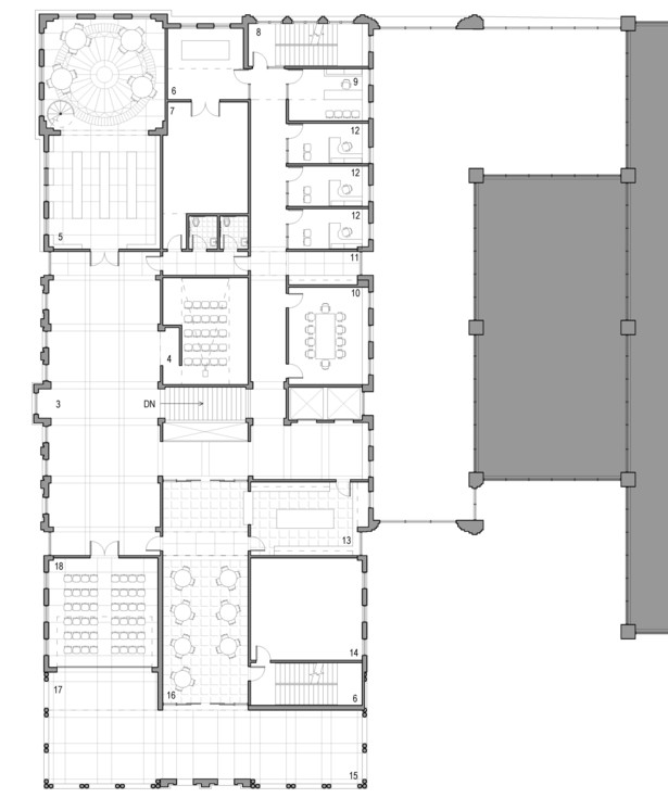 2nd level museum floor plan