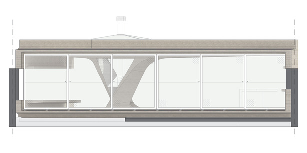 Northwest Elevation
