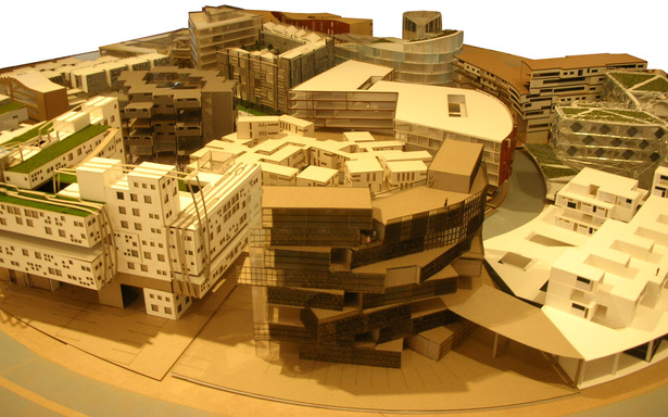 project model in studio site context