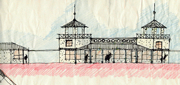 Early conceptual sketches.
