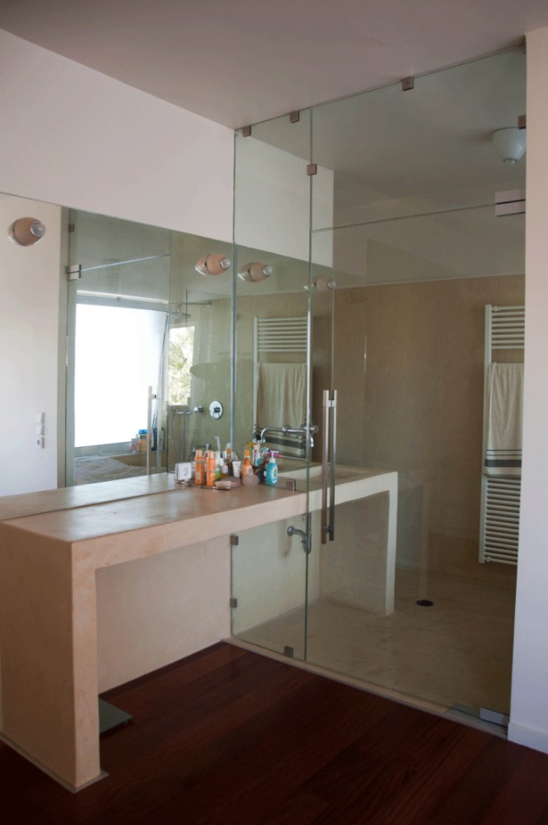 white bathroom