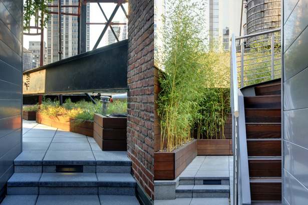 Midtown Minimal Rooftop Garden. Photo: T. G. Olcott