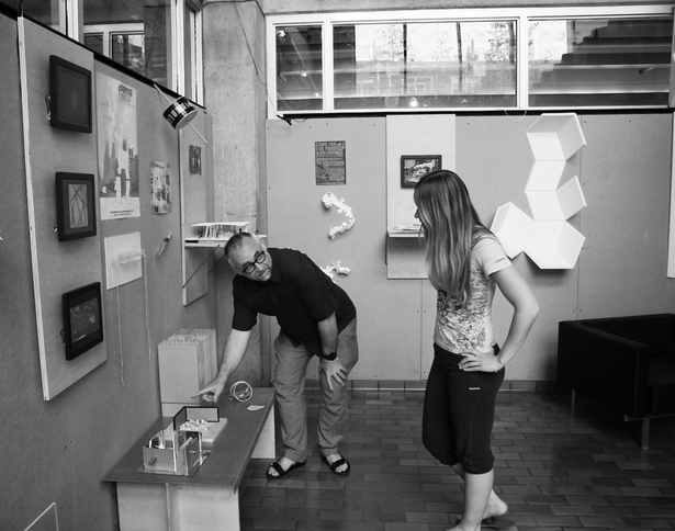 Colin Ripley at Student Exhibition