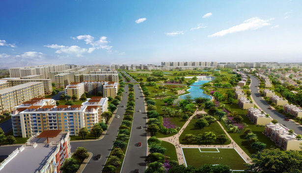 main road view