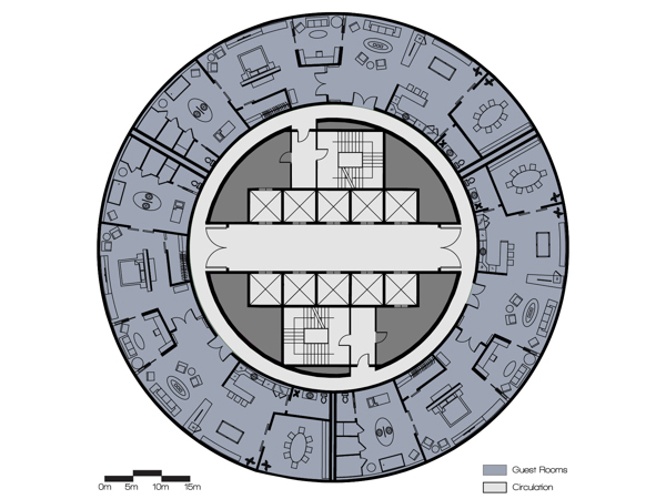 Premiere Suite Level Floor Plan.