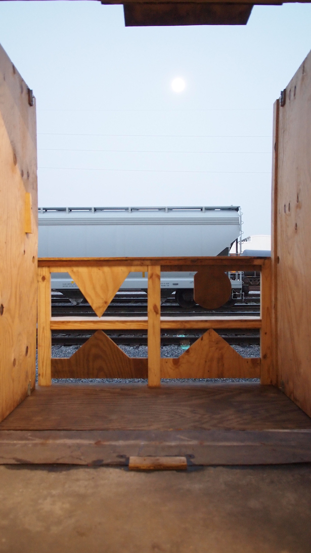 gallery deck overlooking the Press Street train yard