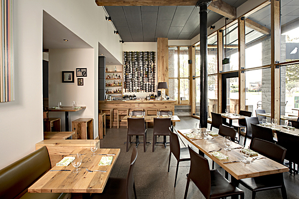 Interior of the tenant resturant space in The Green Building