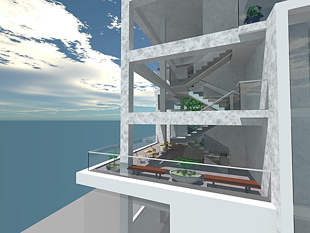 large communal space perspective