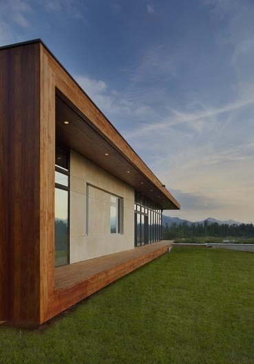 rear facade