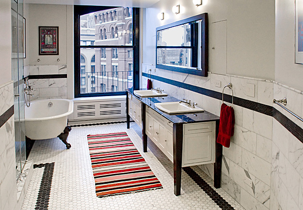 Master Bathroom with custom vanity