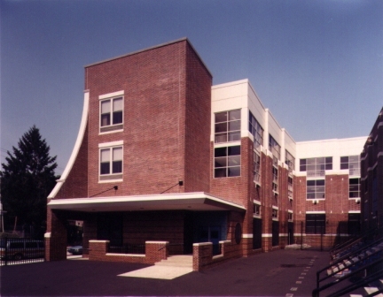 Interior Courtyard showing classroom addition