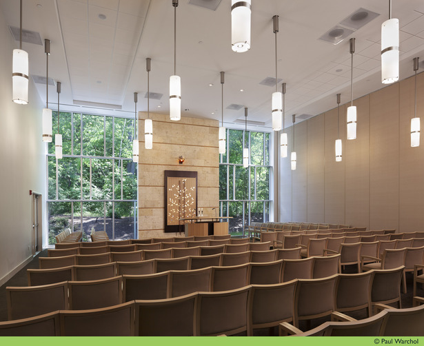 Interior Chapel with Custom Ark and Reading Table