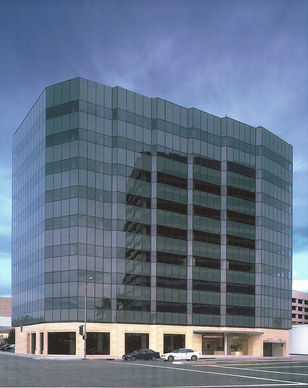 View of the completed building