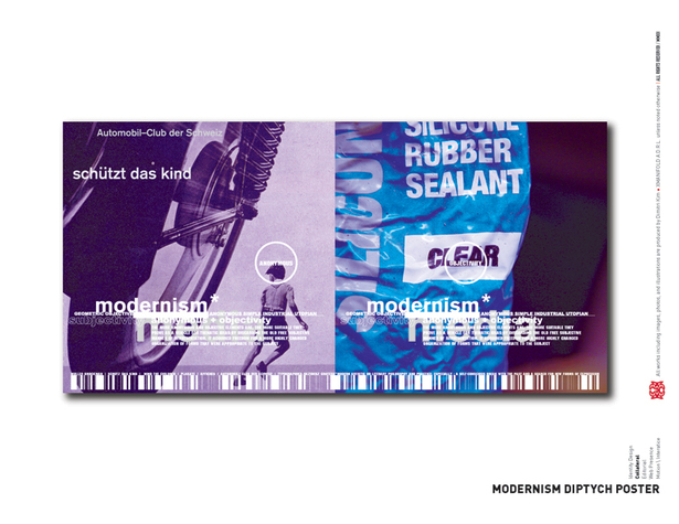 Modernism Diptych Poster