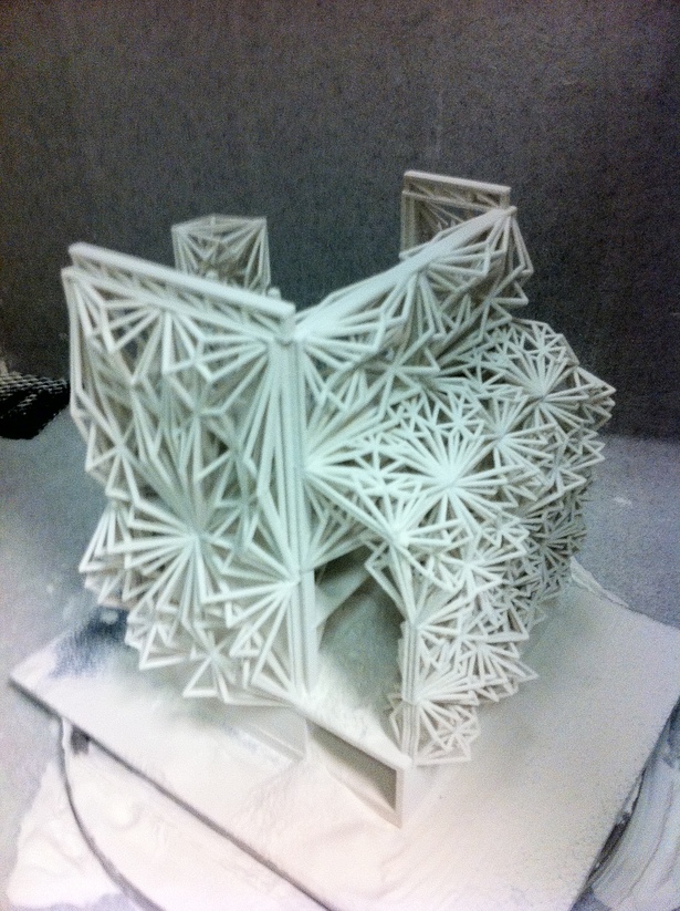 Section Cutaway model of Transformed Reactor (Zcorp 3d Print)02