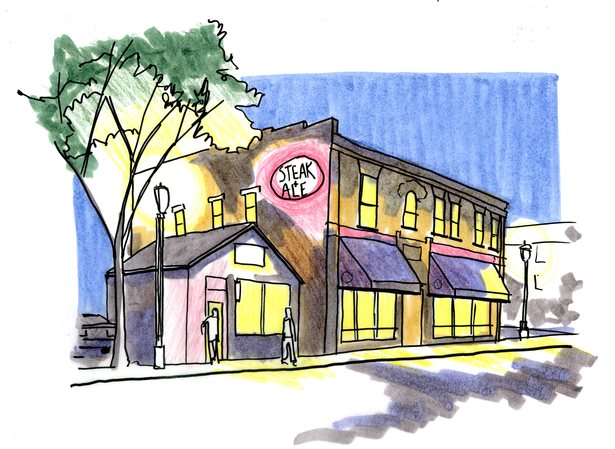 Charette - marker drawings