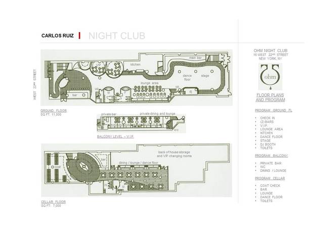 OHM Night Club / NY NY / Built pg1